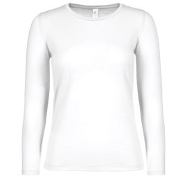 Majica dugi rukavi B&C #E150/women LSL bijela XL